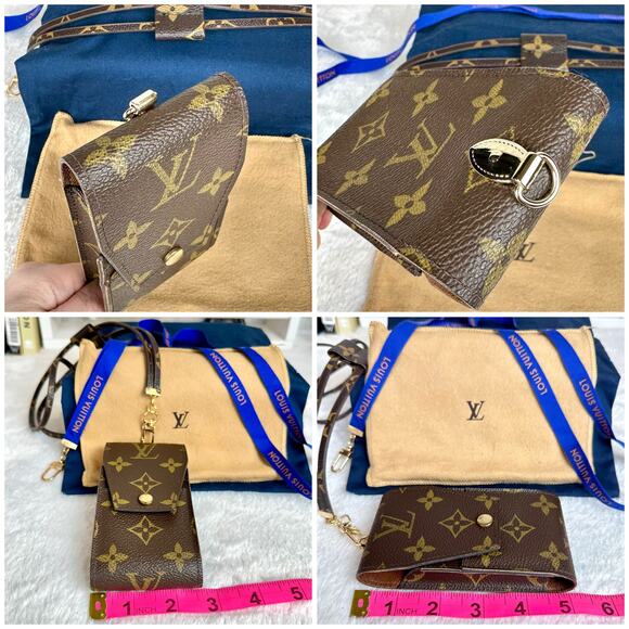 Louis Vuitton Card Case Key Fob holder lanyard w/ handmade lanyard CUSTOM - Picture 16 of 16